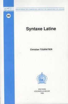 Syntaxe latine /