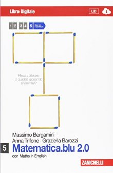 Matematica.blu 2.0. Libro digitale 5 con Maths in english