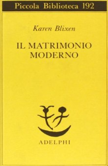 Il matrimonio moderno