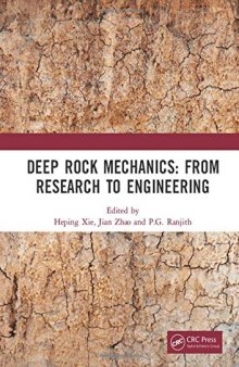 Deep Rock Mechanics: From Research to Engineering: Proceedings of the International Conference on Geo-Mechanics, Geo-Energy and Geo-Resources (IC3G 2018), September 21-24, 2018, Chengdu, P.R. China