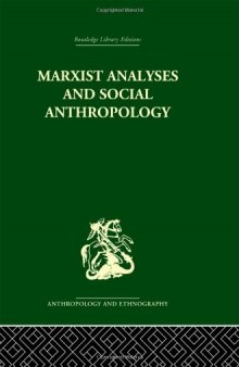 Marxist analysis and social anthropology