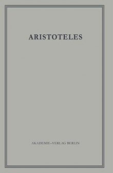 Aristoteles: Politik. Buch II und III