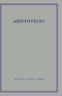 Aristoteles: Politik. Buch IV - VI