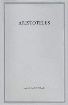 Aristoteles: Politik. Buch VII - VIII