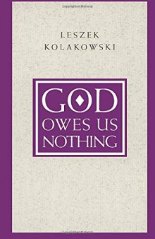 God Owes Us Nothing: A Brief Remark on Pascal's Religion and on the Spirit of Jansenism