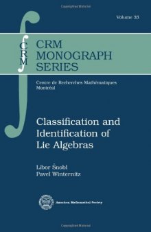 Classification and Identification of Lie Algebras