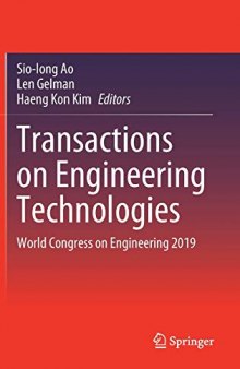 Transactions on Engineering Technologies: World Congress on Engineering 2019
