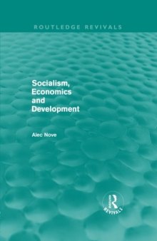 Socialism, Economics and Development