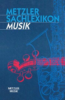 Metzler Sachlexikon Musik