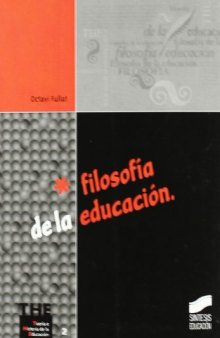 Filosofía de la educación