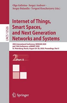 Internet of Things, Smart Spaces, and Next Generation Networks and Systems: 20th International Conference, NEW2AN 2020, and 13th Conference, ruSMART 2020, St. Petersburg, Russia, August 26–28, 2020, Proceedings, Part II