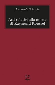 Atti relativi alla morte di Raymond Roussel