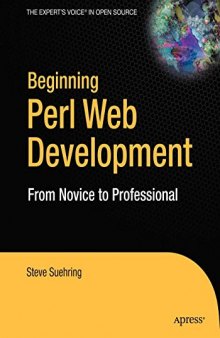 Perl Web Development: From Novice To Professional