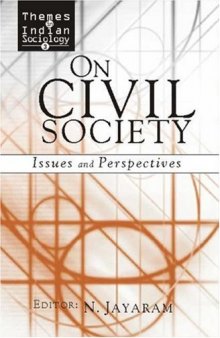 On Civil Society: Issues And Perspectives