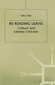 Rereading Leavis: Culture and Literary Criticism