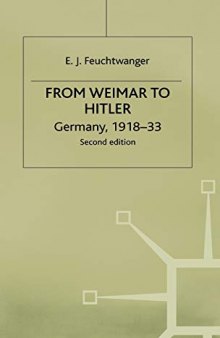 From Weimar to Hitler: Germany 1918-33