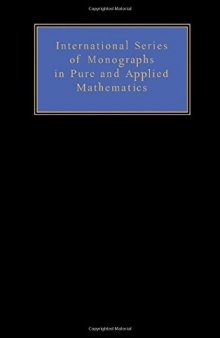 International Series of Monographs in Pure and Applied Mathematics: An Introduction to Mathematical Analysis