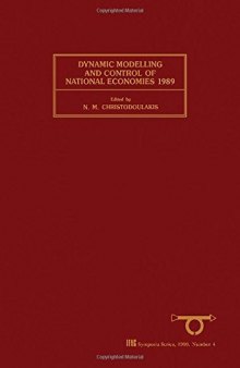 Dynamic Modelling and Control of National Economies 1989