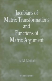 Jacobians of Matrix Transformation and Functions of Matrix Argument