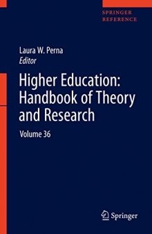 Higher Education: Handbook Of Theory And Research: Volume 36