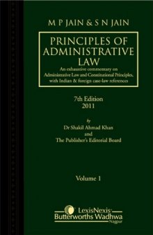 M.P. Jain and S.N. Jain: Principles of Administrative Law (Set of 2 Volumes)