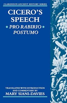 Cicero's Speech Pro Rabirio Postumo
