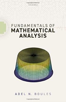 Fundamentals of Mathematical Analysis