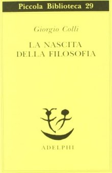 La nascita della filosofia