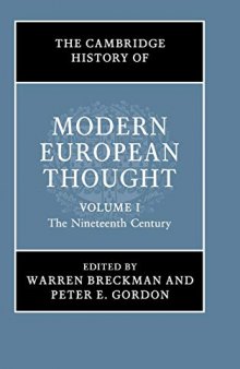 The Cambridge History Of Modern European Thought: The Nineteenth Century