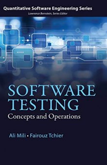 Software Testing: Concepts and Operations