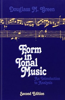 Form in Tonal Music: An Introduction to Analysis