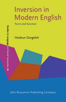 Inversion in Modern English: Form and function