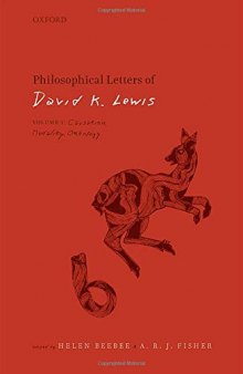 Philosophical Letters of David K. Lewis: Volume 1: Causation, Modality, Ontology