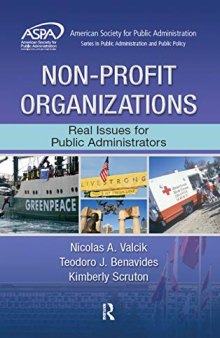 Non-Profit Organizations: Real Issues for Public Administrators