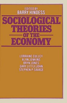 Sociological Theories of the Economy