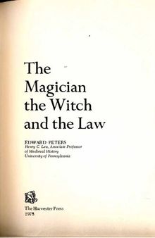 Magician, Witch, and Law
