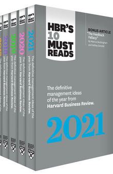 5 Years of Must Reads from HBR: 2021 Edition (5 Books) (HBR's 10 Must Reads)