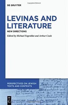 Levinas and Literature: New Directions