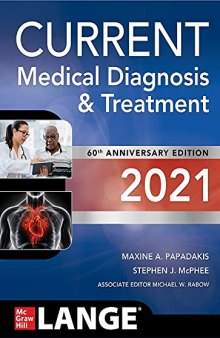 Current medical diagnosis & treatment - 2021