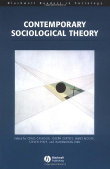 Contemporary sociological theory