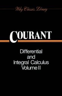 Differential and Integral Calculus Vol. II