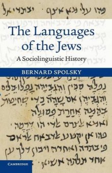 The Languages of the Jews: A Sociolinguistic History