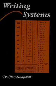 Writing Systems: A Linguistic Introduction
