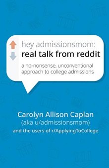 Hey AdmissionsMom: Real Talk from Reddit