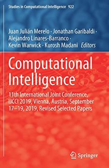 Computational Intelligence: 11th International Joint Conference, IJCCI 2019, Vienna, Austria, September 17–19, 2019, Revised Selected Papers