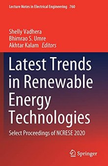 Latest Trends in Renewable Energy Technologies: Select Proceedings of NCRESE 2020