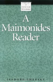 A Maimonides Reader: The world to come