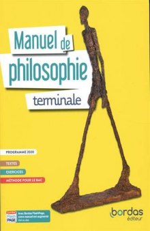 Philosophie Tle 2020 Manuel élève (Philo 2020) (French Edition)