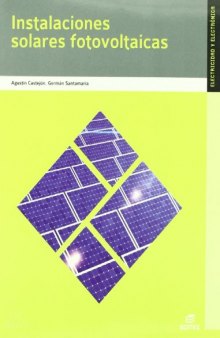 Instalaciones solares fotovoltáicas