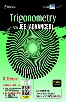 Trigonometry for JEE (Advanced), 3rd edition